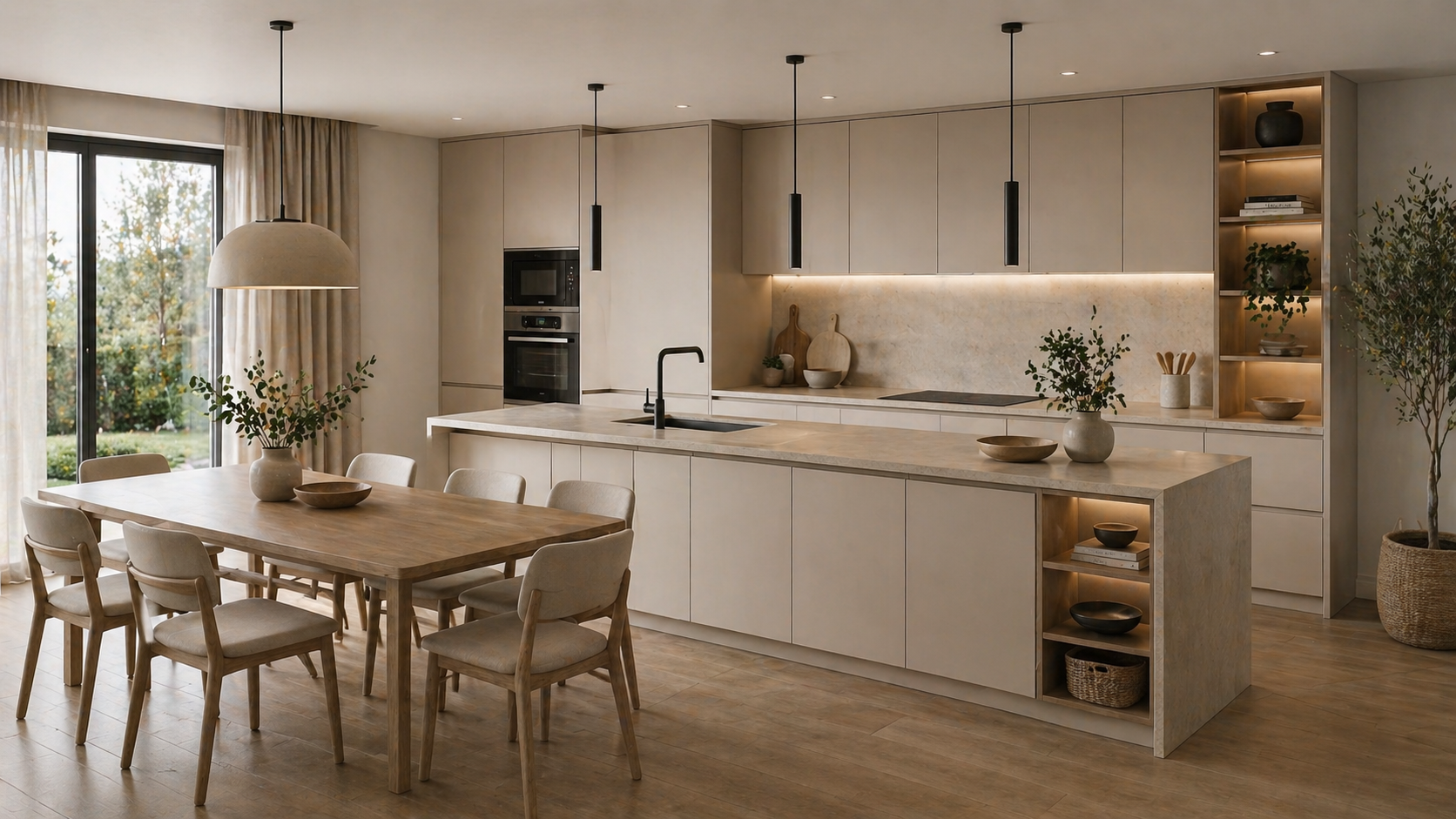 Cocina con equipamiento integrado
