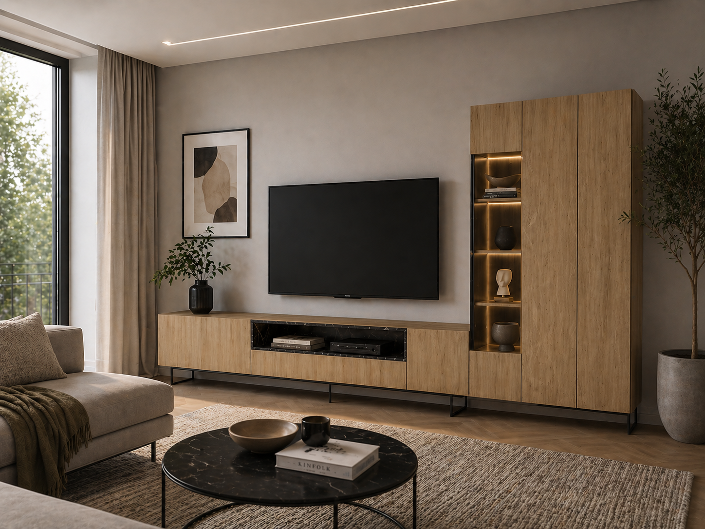 Mueble de salón modular